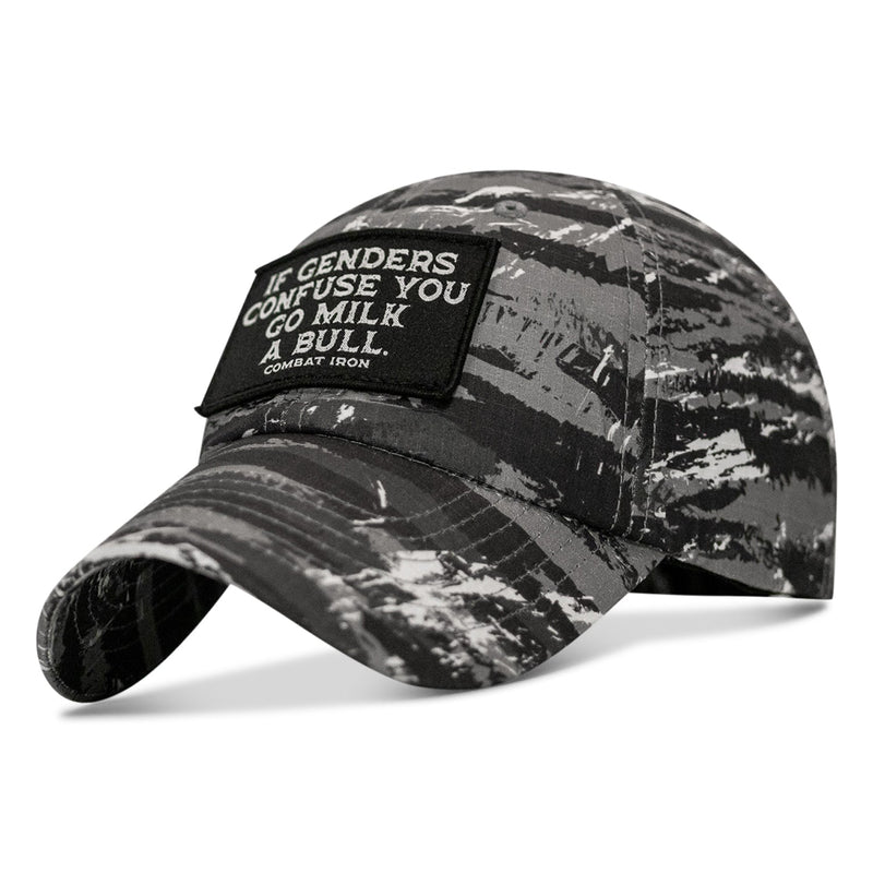 Load image into Gallery viewer, If Genders Confuse You Go Milk A Bull Patch Ripstop Tactical Hat
