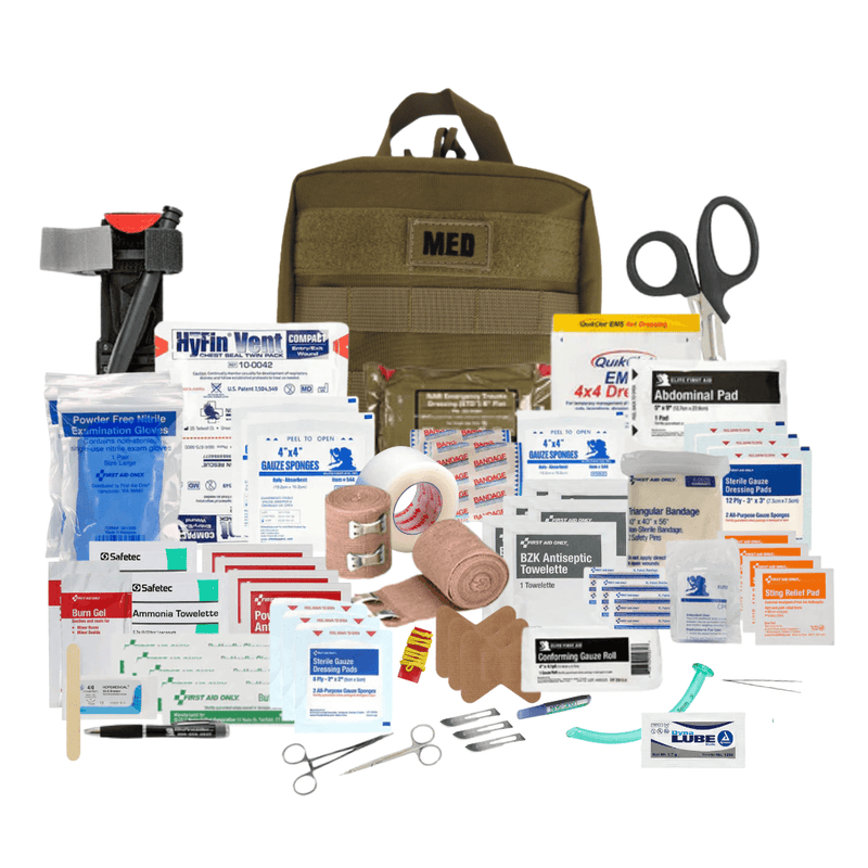 Load image into Gallery viewer, General Purpose First Aid Kit – Med Pro | 79-Piece w/ CAT® &amp; HyFin®
