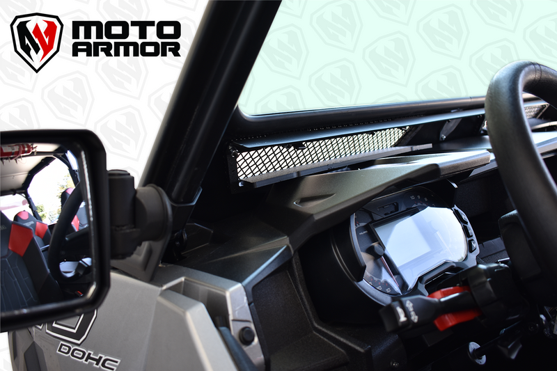 Load image into Gallery viewer, Vented Full Glass Windshield for Polaris General Black
