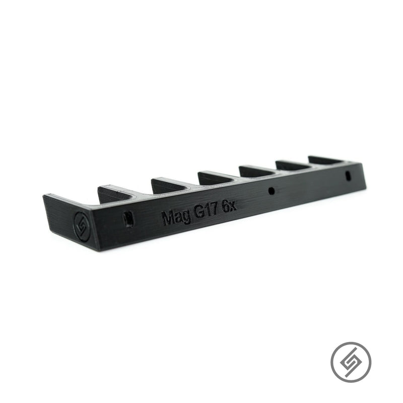 Load image into Gallery viewer, Glock Magazine Wall Storage Rack (6 Mag Capacity)
