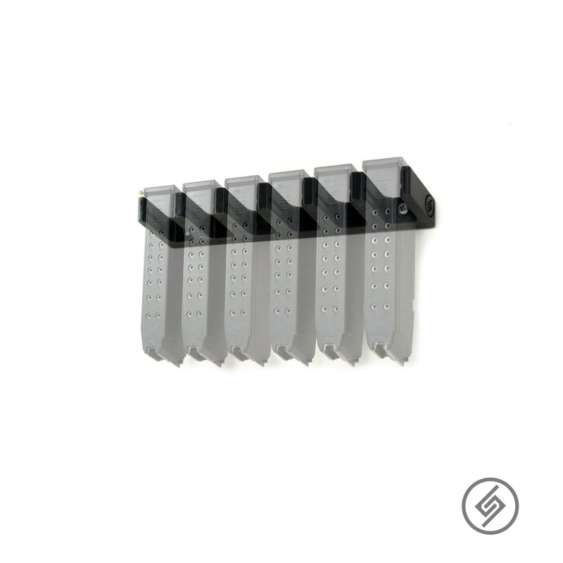 Load image into Gallery viewer, Glock Magazine Wall Storage Rack (6 Mag Capacity)
