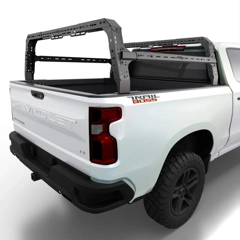 Load image into Gallery viewer, GMC Sierra 1500 / 2500HD 4CX Series Shiprock Height Adjustable Bed Rack
