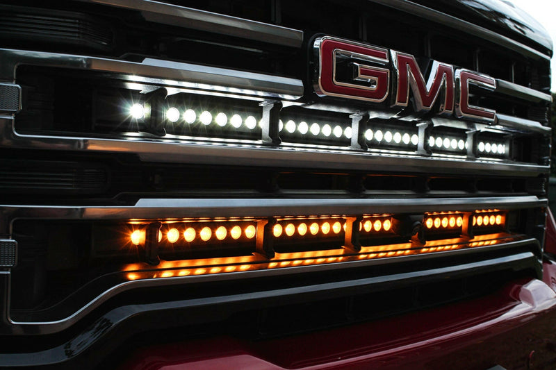 Load image into Gallery viewer, 2020+ GMC Sierra 2500/3500HD Dual 40s Light Bars
