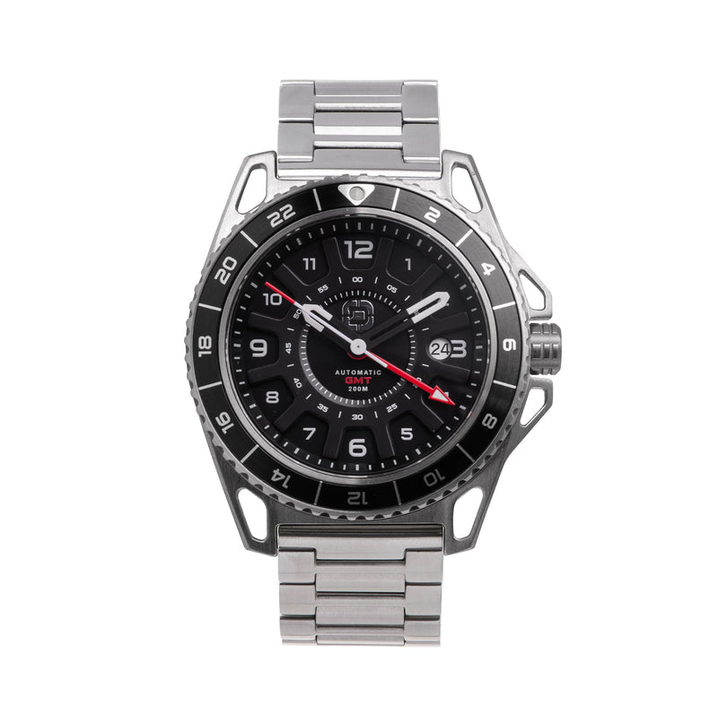 Load image into Gallery viewer, GMT-01 - Automatic GMT Watch with Metal Bracelet
