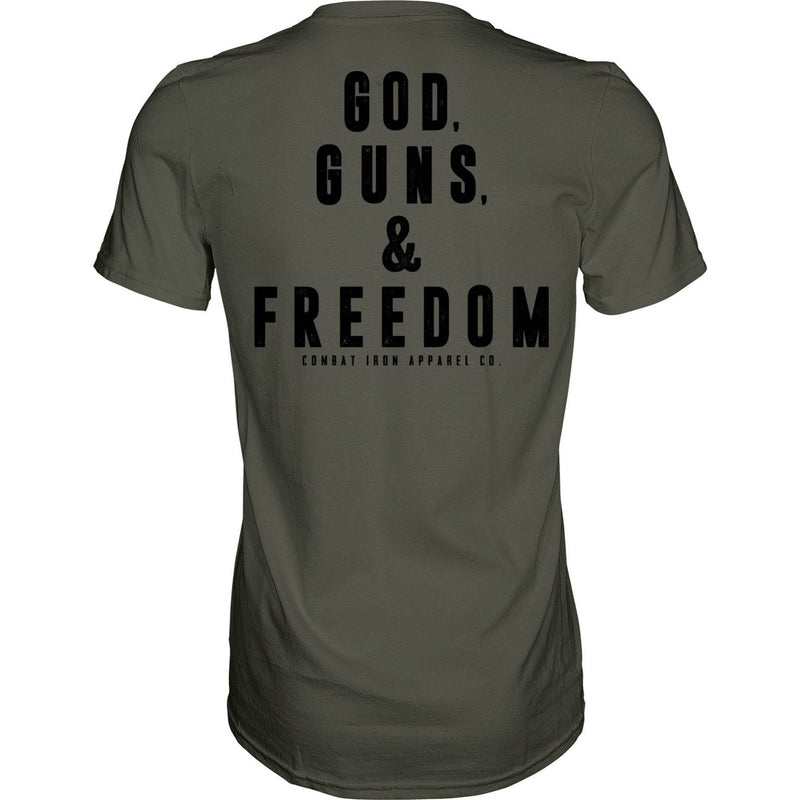 Load image into Gallery viewer, GOD, GUNS, &amp; FREEDOM Men&#39;s T-Shirt
