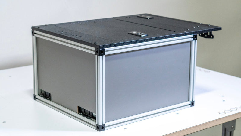 Load image into Gallery viewer, Goose Gear Camper System - Midsize Truck 5 Ft. Bed - Driver Side (LH) Front Utility Module
