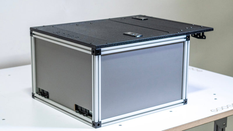 Load image into Gallery viewer, Goose Gear Camper System - Midsize Truck 5 Ft. Bed - Driver Side (LH) Front Utility Module
