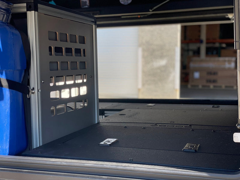 Load image into Gallery viewer, Goose Gear Camper System - Midsize Truck 5Ft Bed - Passenger Side Front Utility Module
