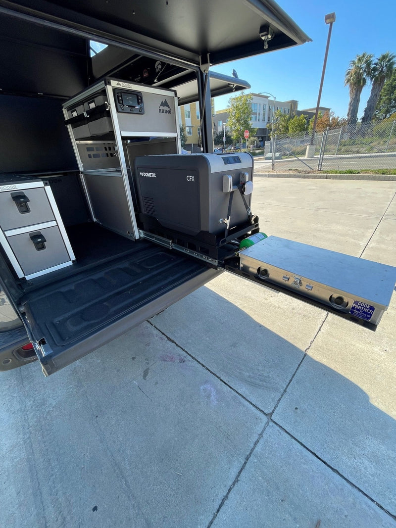 Load image into Gallery viewer, Goose Gear Camper System - Midsize Truck and Full Size Truck - Rear Passenger Side CampKitchen Module
