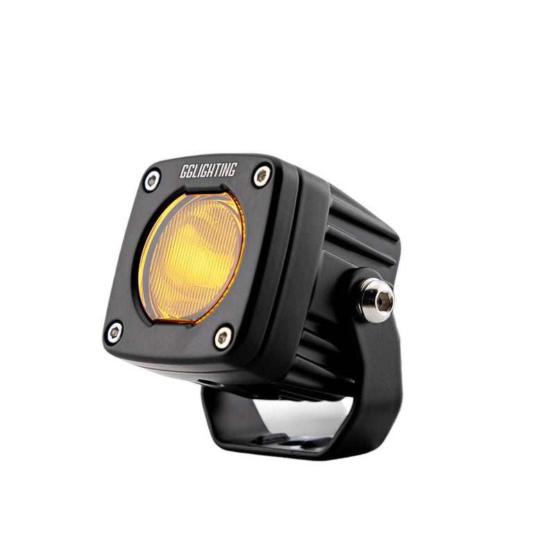 Load image into Gallery viewer, GP5 Single LED Pod Light Amber + Free Clear Lens
