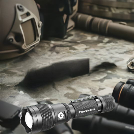 FlexBeam- 1200 Lumen Adjustable Beam Rechargeable Flashlight