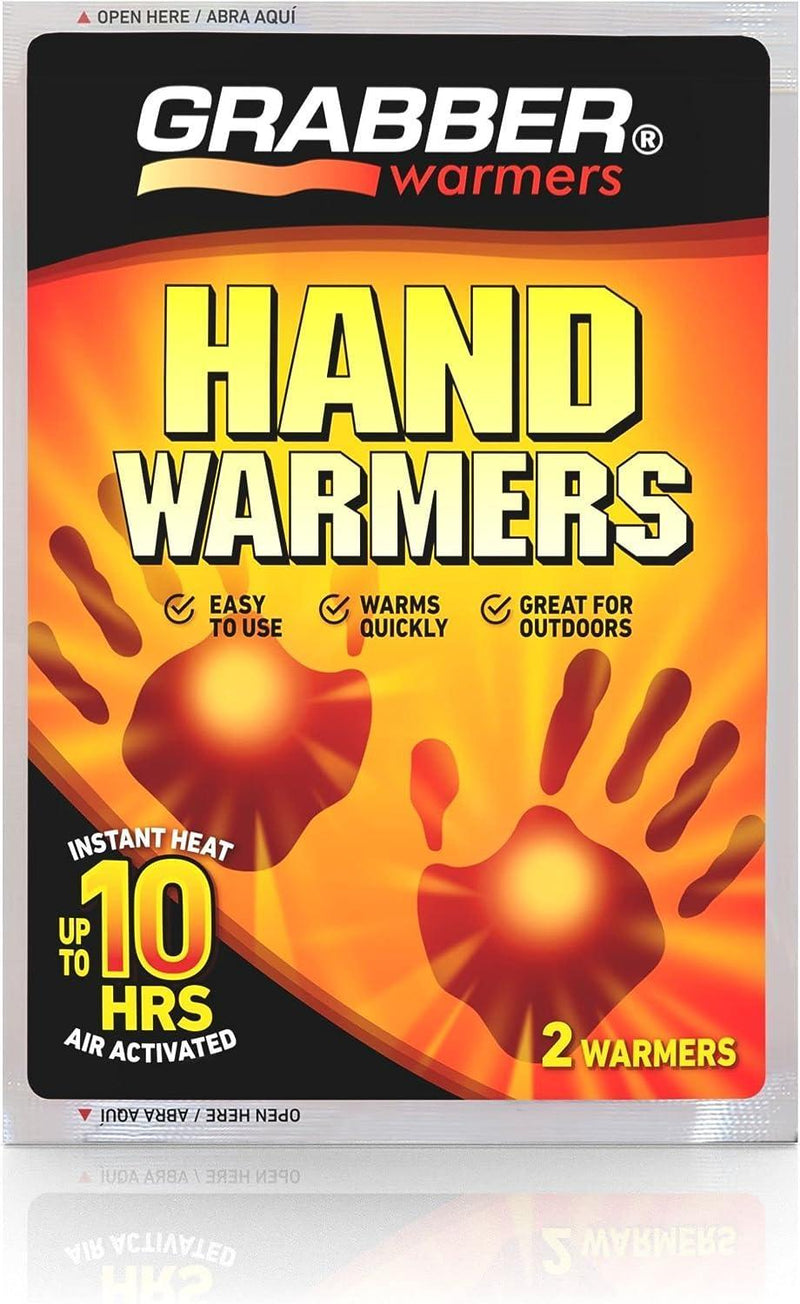 Load image into Gallery viewer, Grabber Hand Warmers - Long Lasting Safe Natural Odorless Air Activated Warmers - Up to 10 Hours of Heat - 10 Pair Pack
