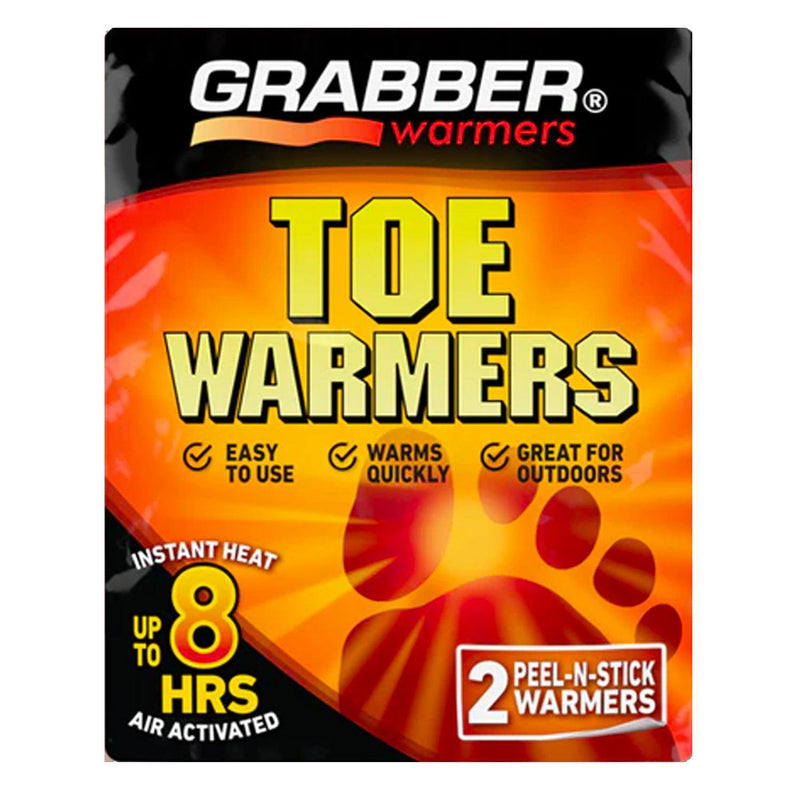 Load image into Gallery viewer, Grabber Toe Warmers - Long Lasting Safe Natural Odorless Air Activated Warmers - Up to 8 Hours of Heat - 40 Pair Box
