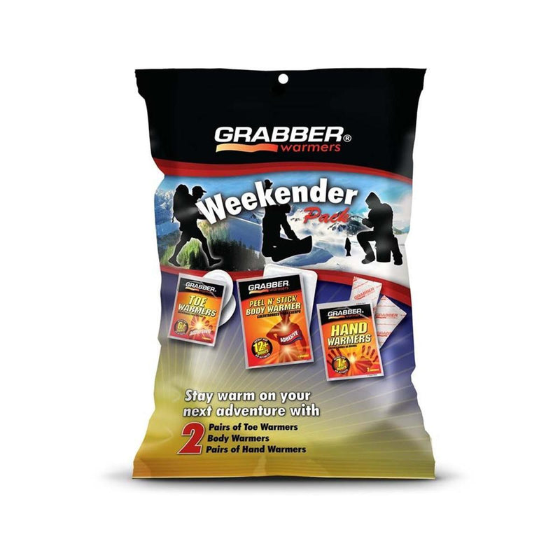 Load image into Gallery viewer, Grabber Warmers Weekender Multi-Warmer Pack, 2 Pair Hand, 2 Pair Toe, 2 Peel N' Stick Body Warmers, 6-Count

