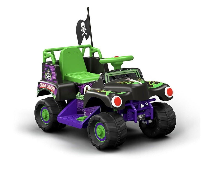Load image into Gallery viewer, Grave Digger 6-Volt Battery Powered Ride-On: The Ultimate Monster Jam Experience for Kids
