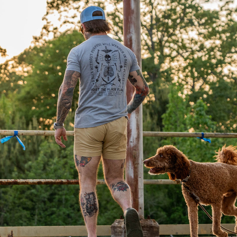 Load image into Gallery viewer, Hoist the Black Flag Skull &amp; Bones Men&#39;s T-Shirt
