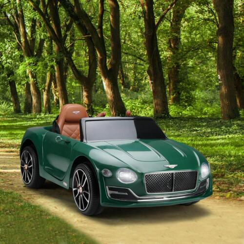 Load image into Gallery viewer, Green Bentley Kids Ride-On Car with Parental Remote Control - 12V, 2 Speed, Ages 3-6
