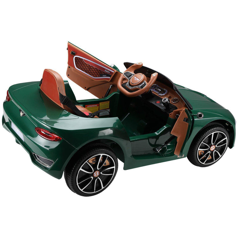 Load image into Gallery viewer, Green Bentley Kids Ride-On Car with Parental Remote Control - 12V, 2 Speed, Ages 3-6
