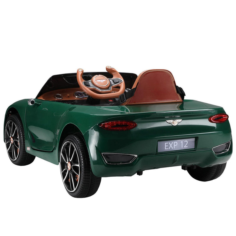 Load image into Gallery viewer, Green Bentley Kids Ride-On Car with Parental Remote Control - 12V, 2 Speed, Ages 3-6
