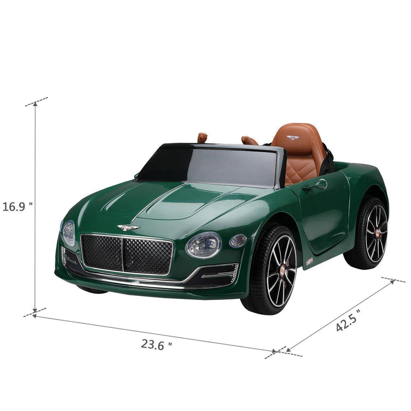 Load image into Gallery viewer, Green Bentley Kids Ride-On Car with Parental Remote Control - 12V, 2 Speed, Ages 3-6
