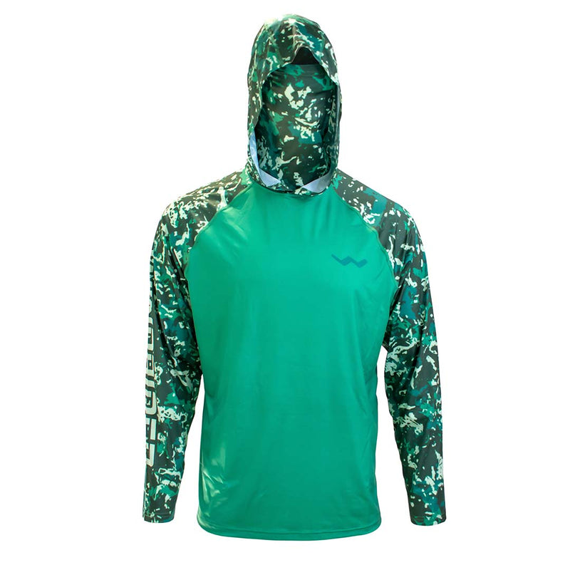 Load image into Gallery viewer, Atoll Hooded Shirt with Gaiter
