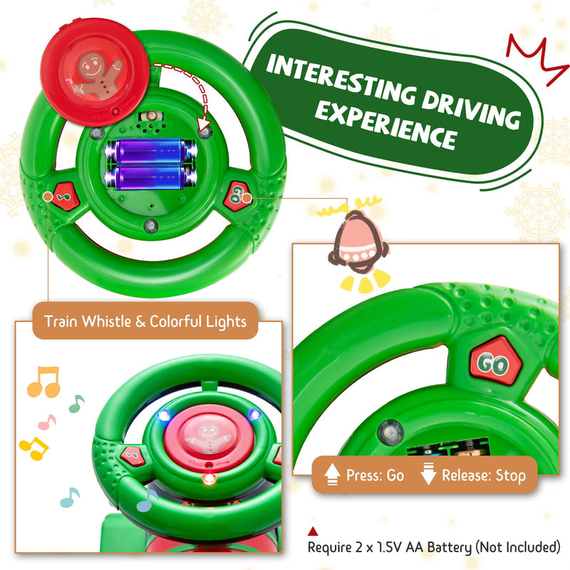 Load image into Gallery viewer, Green Electric Kids Train Toy with Unique Design and Stickers
