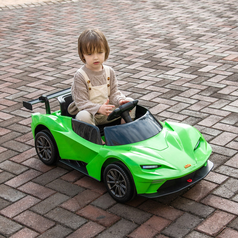 Load image into Gallery viewer, Green Electric Ride-On Car with Remote Control, MP3 Player, and 3 Speed Options for Kids

