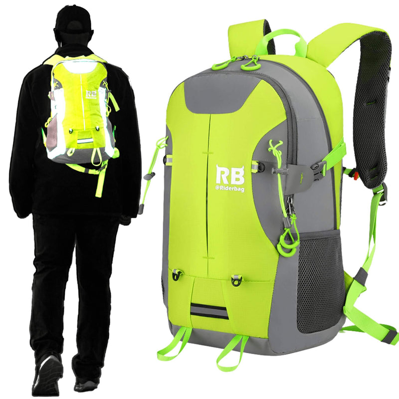 Load image into Gallery viewer, Hi Vis Reflective Commuter Bike Backpack | Riderbag Reflektor35

