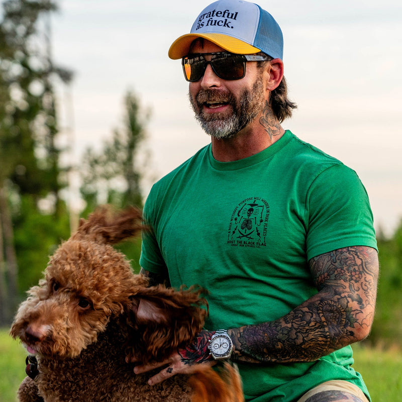 Load image into Gallery viewer, Hoist the Black Flag Skull &amp; Bones Men&#39;s T-Shirt
