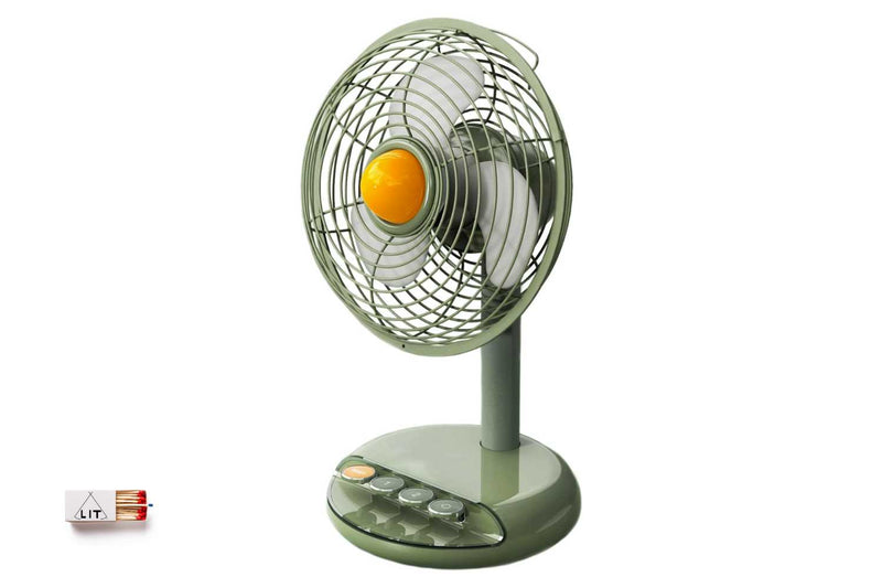 Load image into Gallery viewer, Vintage Rechargeable Fan + Aroma Diffuser
