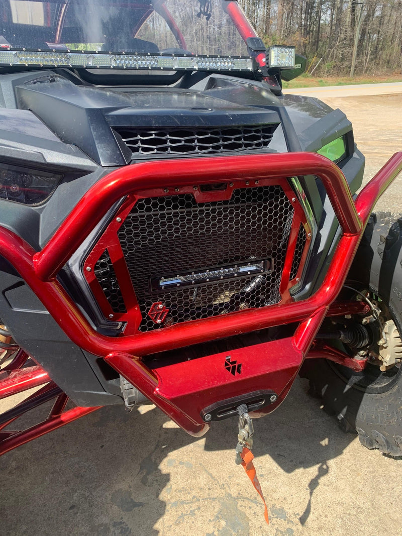 Load image into Gallery viewer, L&amp;W Fab Custom Grill with Light Bar for RZR Turbo S / XP 1000 / Turbo
