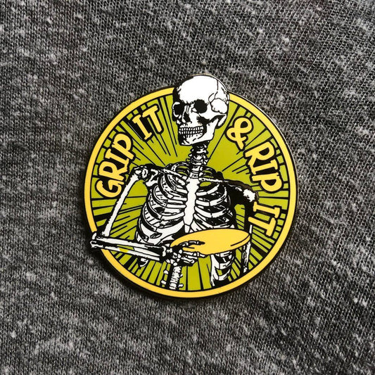 Grip It & Rip It Pin - Metal Butterfly