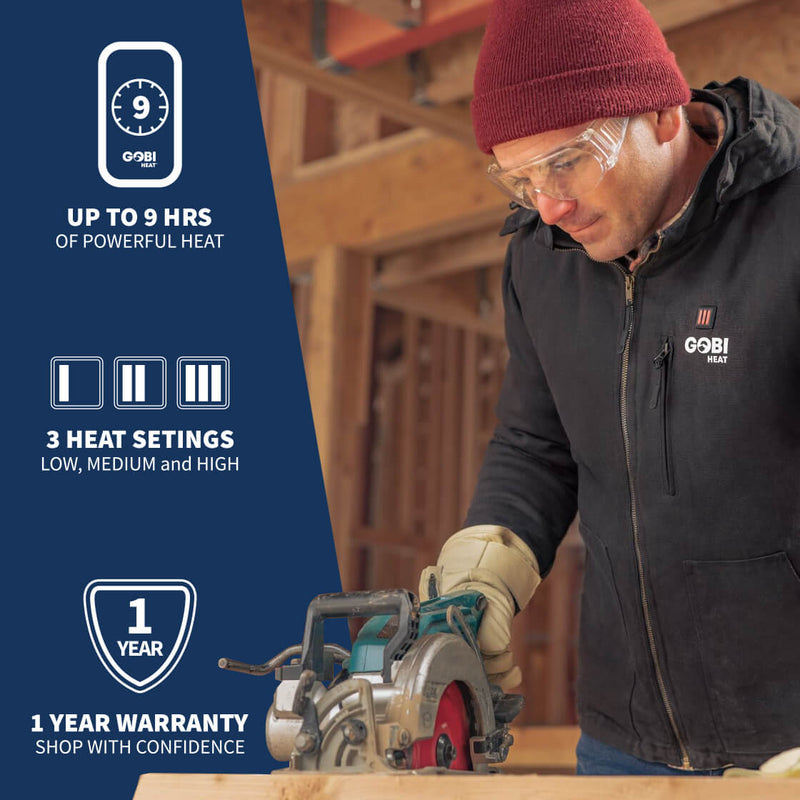 Load image into Gallery viewer, Grit Men's Heated Workwear Jacket
