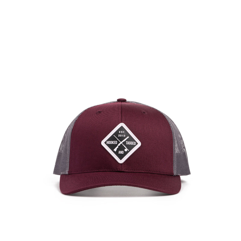 Load image into Gallery viewer, Shotgun &amp; Fly Rod Patch Hat
