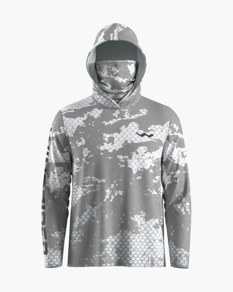 Load image into Gallery viewer, Hooded Helios Fishing Shirt with Gaiter
