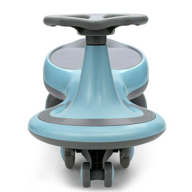 Load image into Gallery viewer, Gymax Kids&#39; Blue Wiggle Car with Flashing Wheels - Fun Ride-on Toy for Toddlers and Kids
