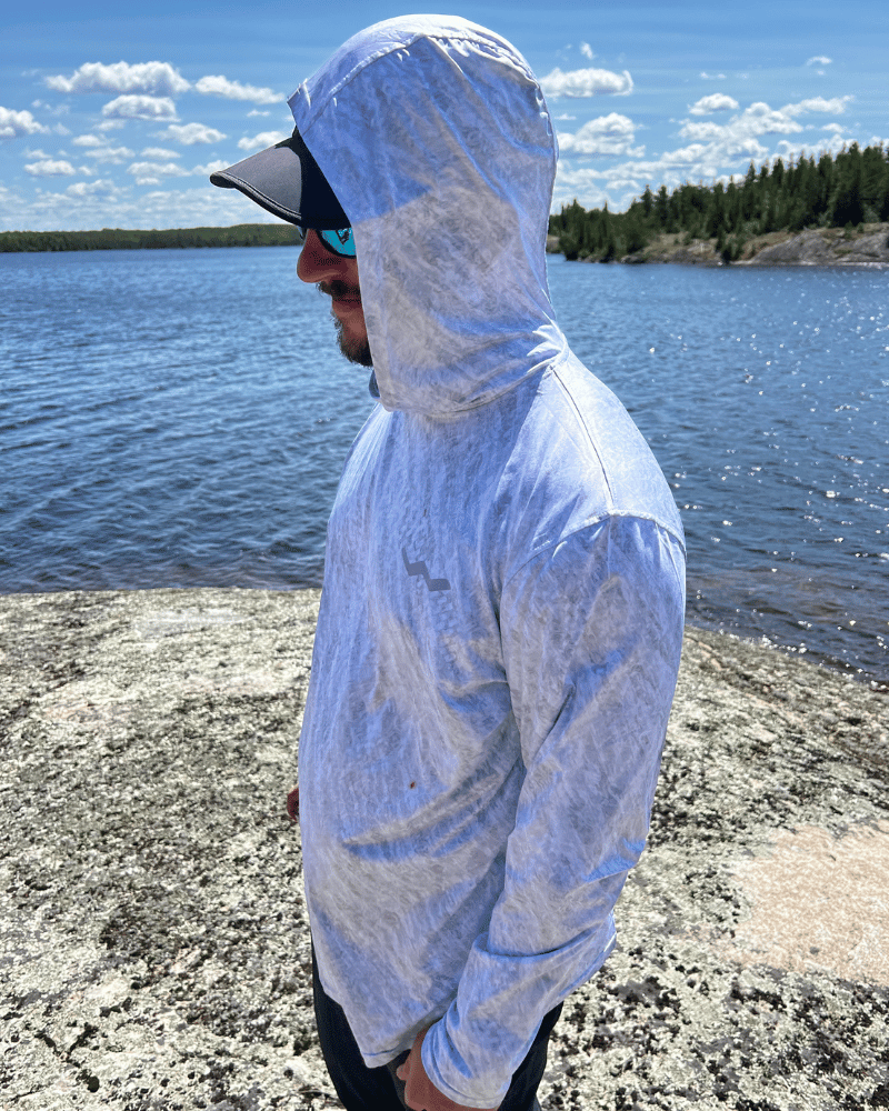 Load image into Gallery viewer, Hooded Helios Fishing Shirt with Gaiter
