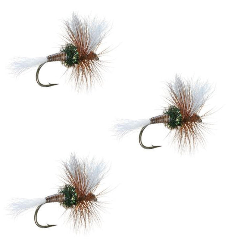 Load image into Gallery viewer, 3 Pack H &amp; L Variant Classic Dry Flies Hook Size 16
