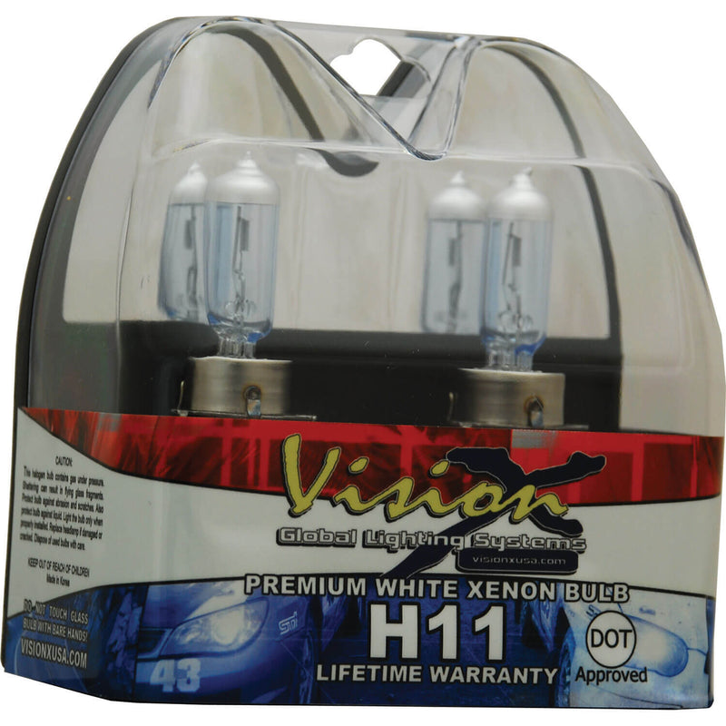 Load image into Gallery viewer, Super White Fog Bulb Set  H11 Low 55 Watt
