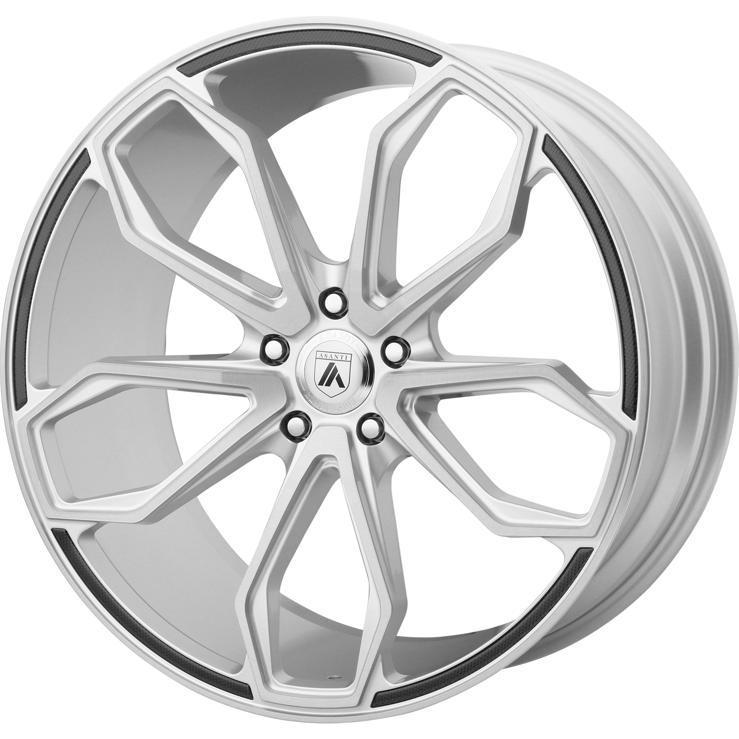 Asanti Black Brushed Silver