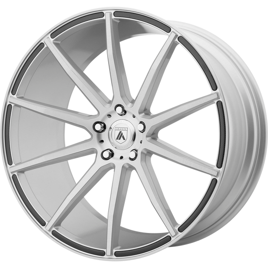 Asanti Black Brushed Silver