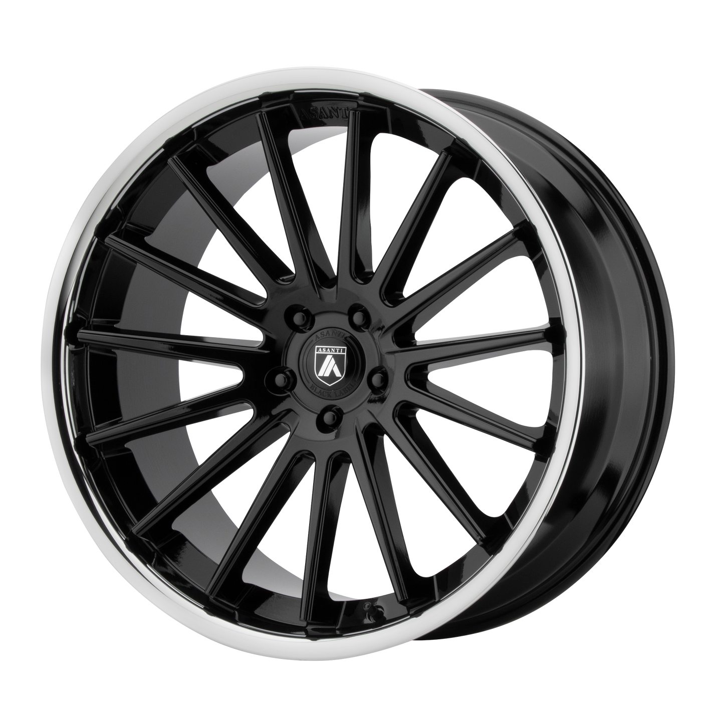 Asanti Black Gloss Black Chrome Lip