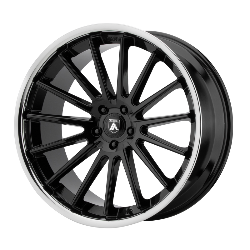 Load image into Gallery viewer, Asanti Black Gloss Black Chrome Lip
