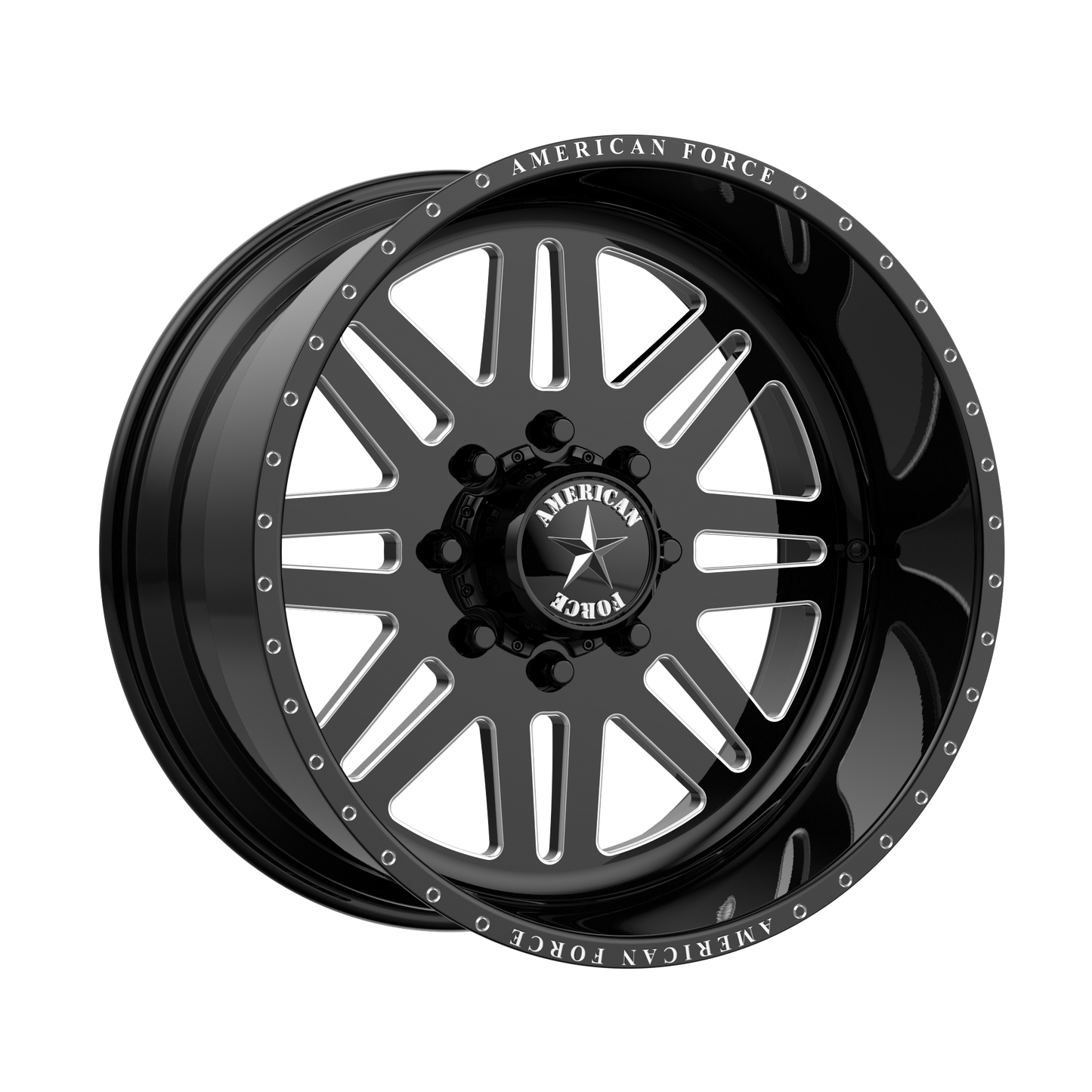 American Racing Gloss Black Machined