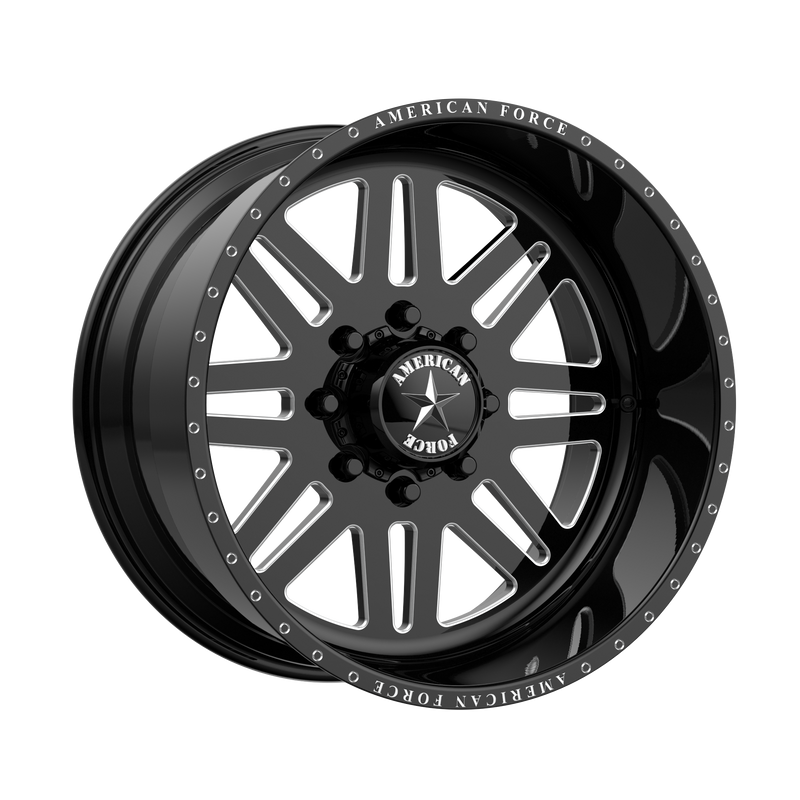 Load image into Gallery viewer, American Racing Gloss Black Machined
