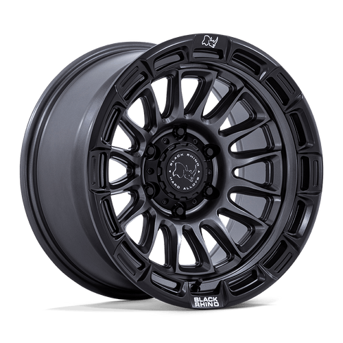 Black Rhino Hard Alloys Br025 Rival Matte Gunmetal W/ Matte Black Lip