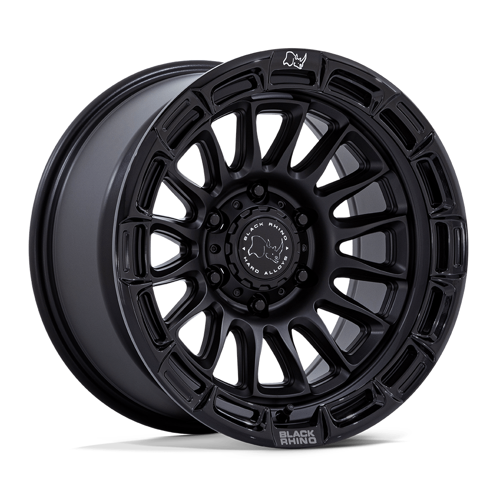 Black Rhino Hard Alloys Br025 Rival Matte Black W/ Gloss Black Lip