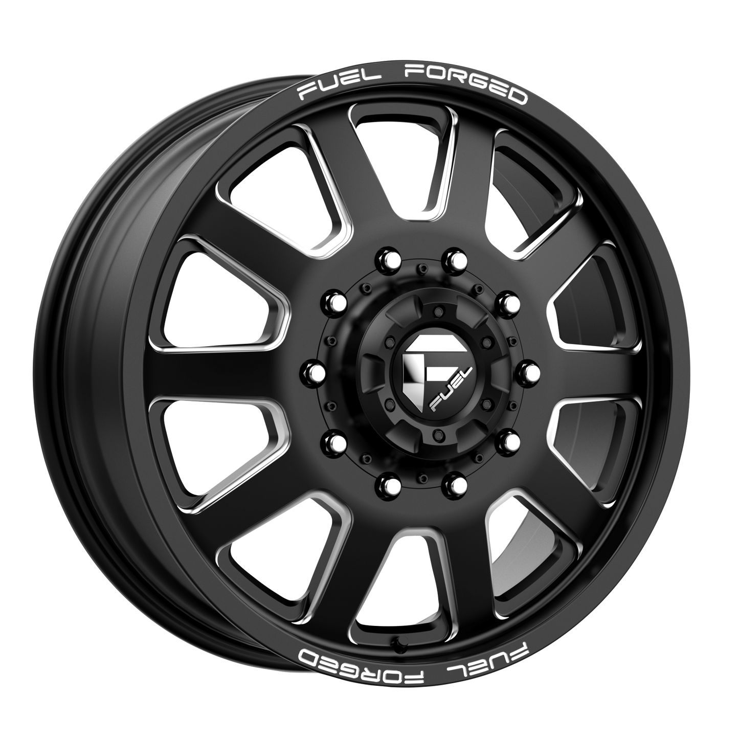 Fuel 1 Pc Matte Black Milled
