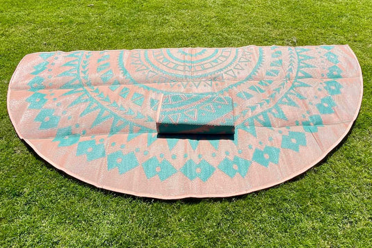 Boho Style Bell Tent Floor Matting Cover | 16' (5M)