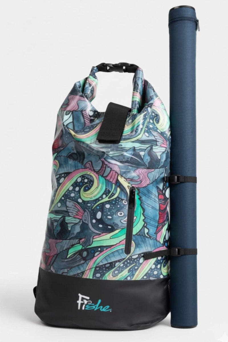 Load image into Gallery viewer, HaliBorealis Backpack Dry Bag
